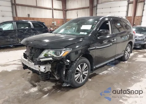 2018 Nissan Pathfinder S из США, поврежденный, VIN 5N1DR2MM9JC650666